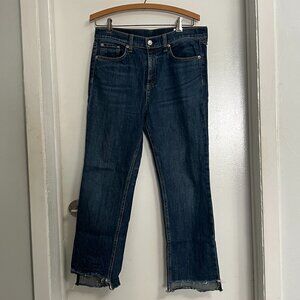 Donated Rag & Bone jeans with step raw hem, 29